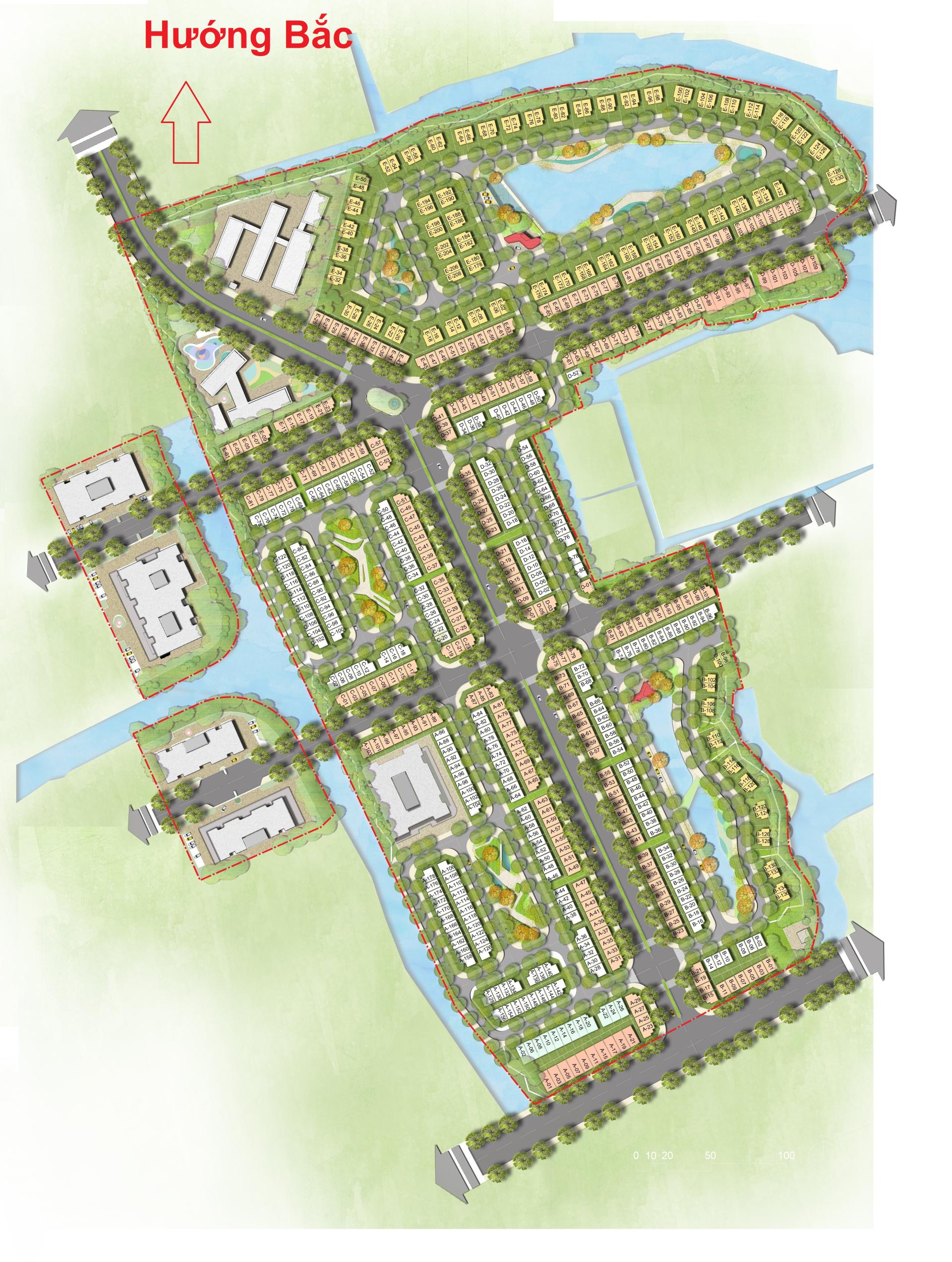 Mặt bằng toàn khu Dragon Village